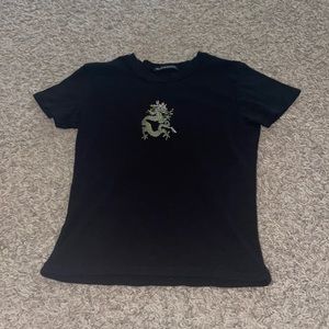 Brandy Melville dragon baby tee